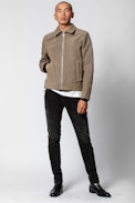 Linki Suede Jacket - Men’s suede leather jacket.
