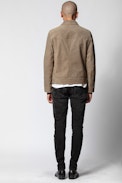 Linki Suede Jacket - Men’s suede leather jacket.