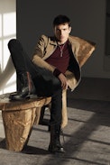 Linki Suede Jacket - Men’s suede leather jacket.