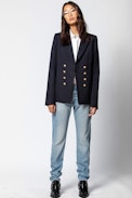 Manteau D-Viggo Wool - Veste de costume en laine femme