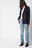 Manteau D-Viggo Wool - Veste de costume en laine femme