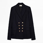 Manteau D-Viggo Wool - Veste de costume en laine femme