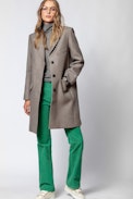 Manteau Mumy - Manteau beige femme.