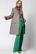 Manteau Mumy - Manteau beige femme.