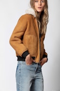 Blouson Lotta Shearling - Blouson en shearling femme