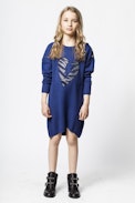 Harlow Dress - Kids’ dress with rhinestone embellishment.