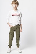Boxer T-shirt - Kids’ T-shirt, long sleeves.
