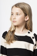 Pull Ava - Pull enfant rayé.