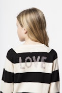 Pull Ava - Pull enfant rayé.