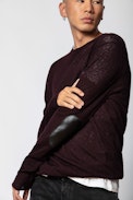 Pullover Liam - Herren-Kaschmirpullover mit Rundhalsausschnitt.