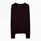 Pullover Liam - Herren-Kaschmirpullover mit Rundhalsausschnitt.