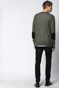 Liam Sweater - Men's round neck cashmere sweater.