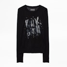 Pull Source Strass Cachemire - Pull en cachemire femme.