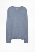 Pullover Liam - Herren-Kaschmirpullover mit Rundhalsausschnitt.