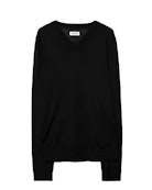 Pull Ginger - Pull noir col V homme.