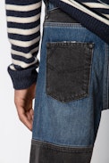Jeremy Stripes Sweater - Men’s merino sweater, round neck, striped.