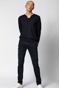 Monastir Blade Sweater - Men’s sweater, Tunisian collar.