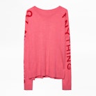 Rony GCDA Sweater - Merino wool print sweater.