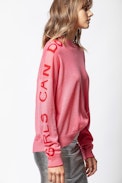 Rony GCDA Sweater - Merino wool print sweater.