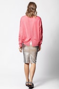 Rony GCDA Sweater - Merino wool print sweater.