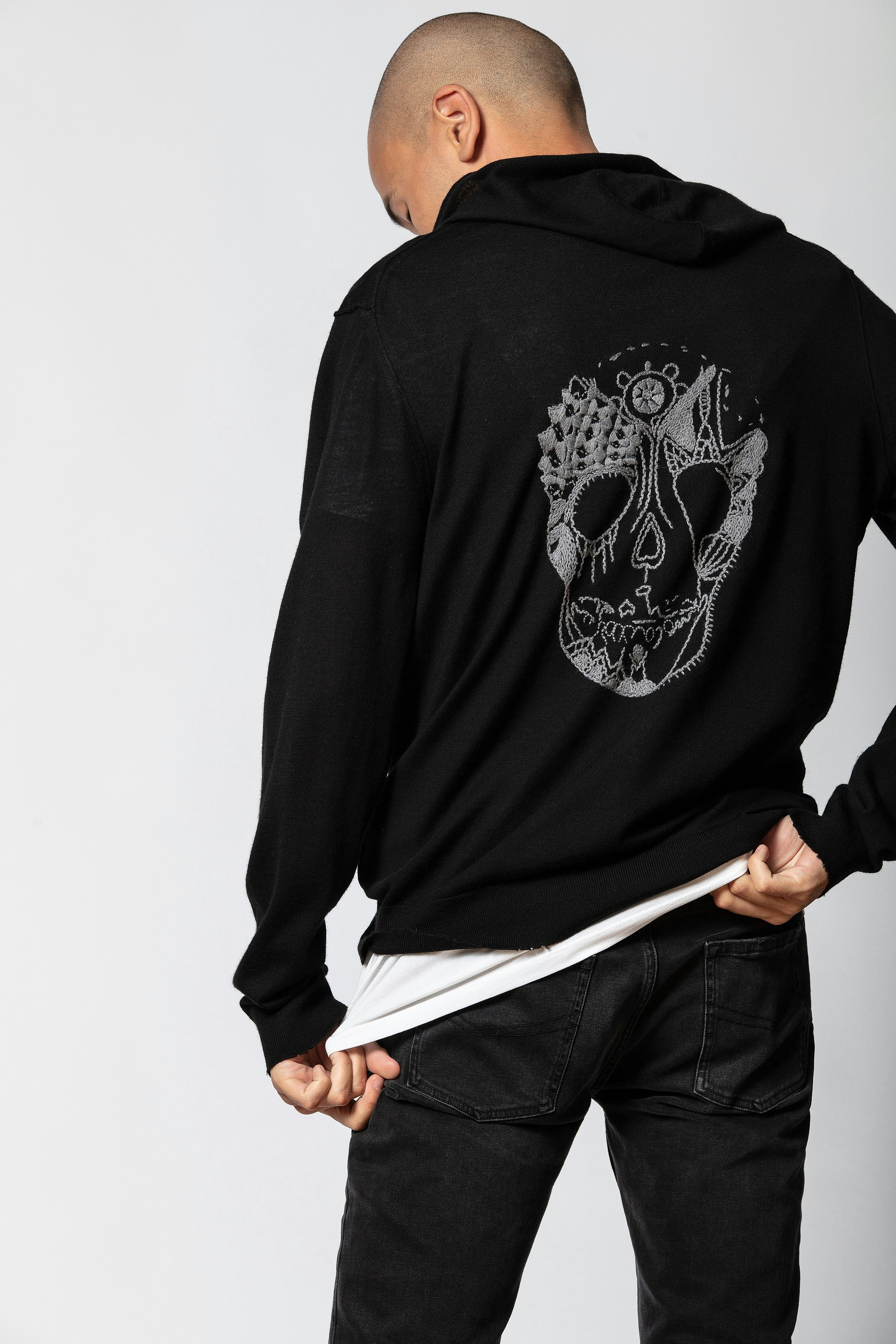 zadig and voltaire skull sweater