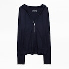 Sxtine Cachemire Strass Cardigan - Women’s cashmere hoodie.