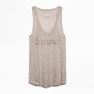 Joss Cashmere Tank Top - Women’s cashmere tank top.