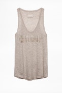 Joss Cashmere Tank Top - Women’s cashmere tank top.