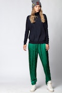 Pullover Chiara - Damen-Rollkragenpullover aus Merinowolle.