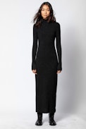 Mireille Show Dress - Women’s long merino wool dress