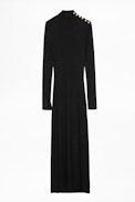 Mireille Show Dress - Women’s long merino wool dress
