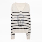 Liv Sweater - Women’s sweater embellished with rhinestones
