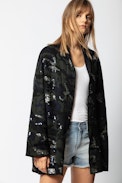 Maya CWN Cardigan - Women's sequin cardigan.