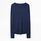 Pull Cici Cachemire Patch - Women’s cashmere sweater.
