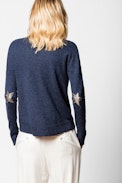 Pull Cici Cachemire Patch - Women’s cashmere sweater.