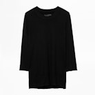 Pull Leti Cachemire - Pull noir en cachemire.