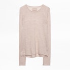 Tessa Cachemire Star Patch Sweater - Women’s cashmere sweater.