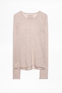 Tessa Cachemire Star Patch Sweater - Women’s cashmere sweater.