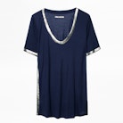 T-shirt Atia Foil - T-shirt en modal femme.