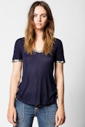 T-shirt Atia Foil - T-shirt en modal femme.