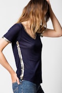 T-shirt Atia Foil - T-shirt en modal femme.