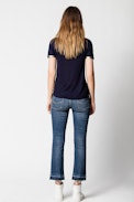 T-shirt Atia Foil - T-shirt en modal femme.