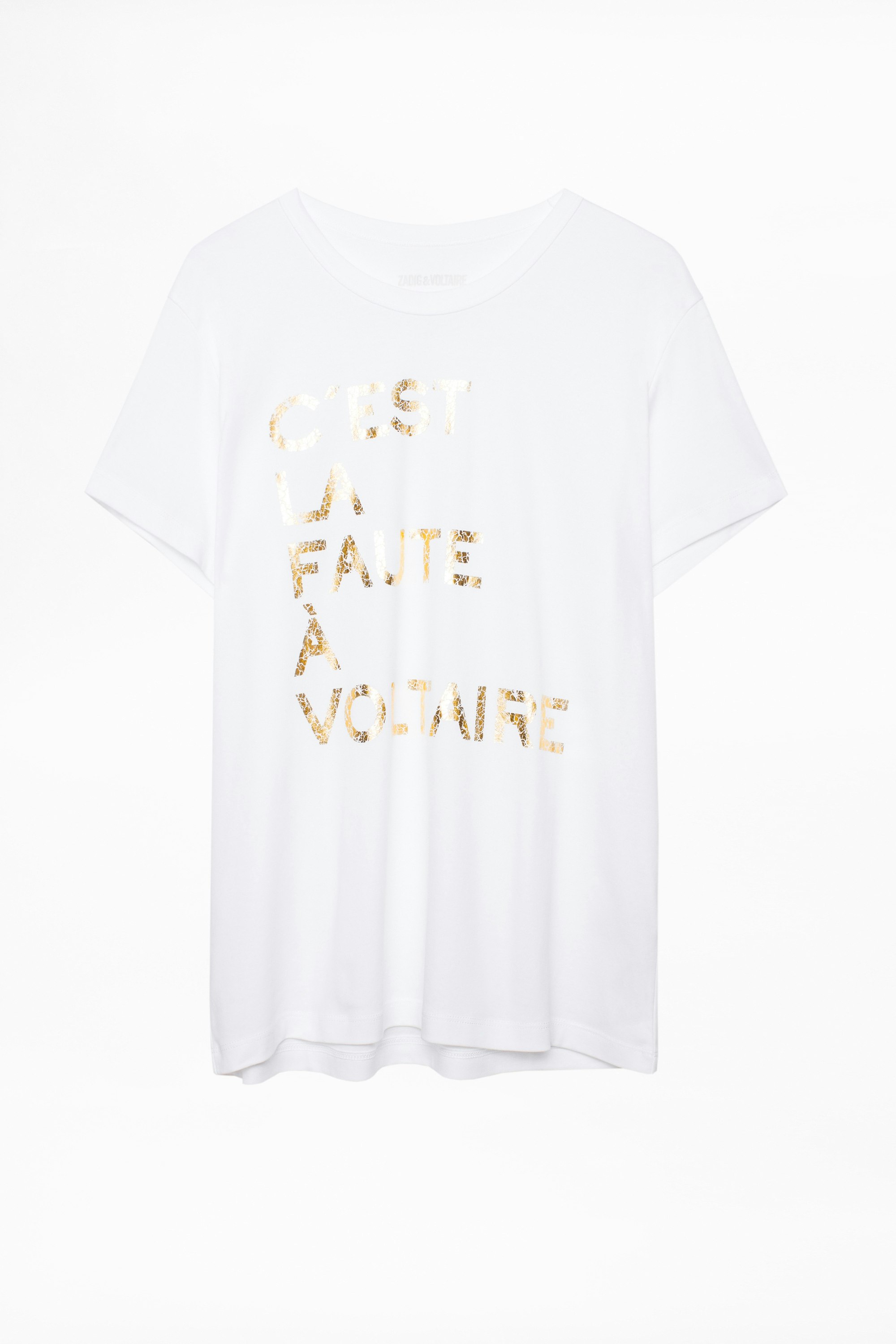 Zadig /& Voltaire Womens Alys Rock Roll Strass T-Shirt
