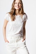 Skinny Just Married T-shirt - Women's slogan T-shirt.