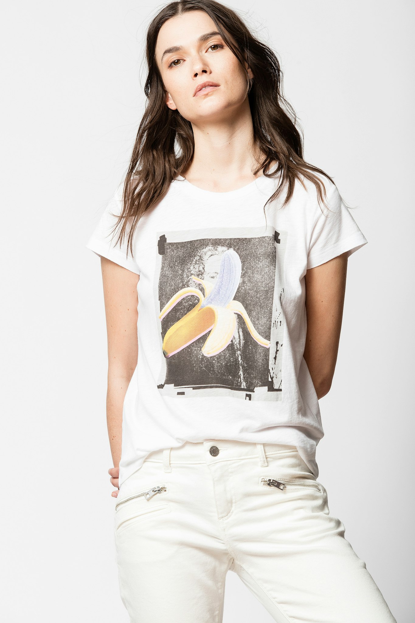 Banane Skinny T-shirt - t-shirt women | Zadig&Voltaire
