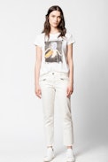 Camiseta Skinny Banane - Camiseta de algodón para mujer.