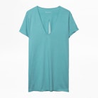 Story Fishnet T-shirt - Women’s cotton T-shirt.
