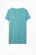 Story Fishnet T-shirt - Women’s cotton T-shirt.