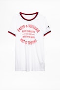 Camiseta Walk Blason - Camiseta de algodón estampado.