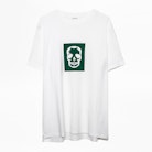 T-Shirt Tobias Skull - T-shirt col rond homme.